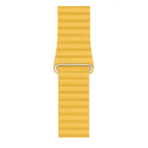 Кожаный ремешок Leather Loop для Apple Watch 38/40/41mm Spring yellow Кожаный ремешок Leather Loop для Apple Watch 38/40/41mm Spring yellow